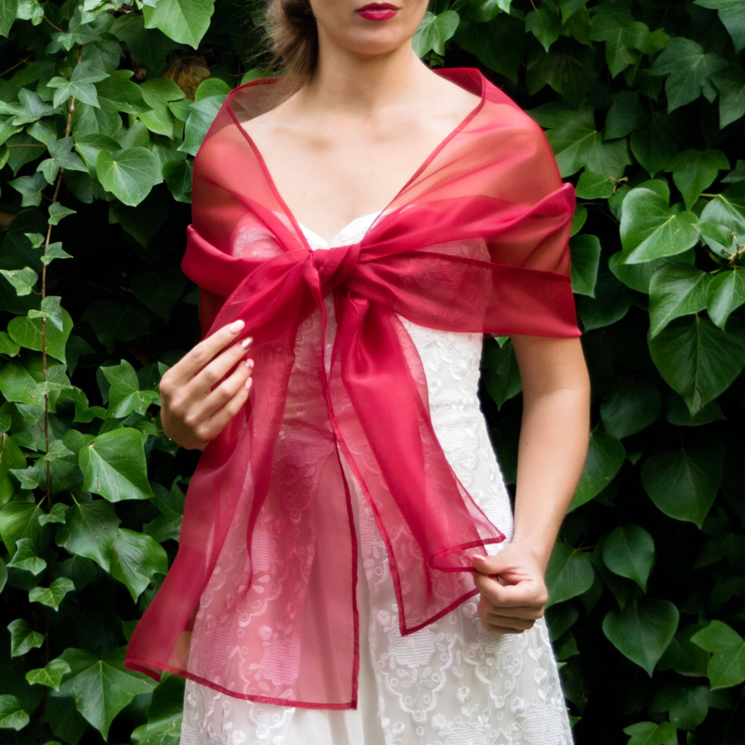 Luxury Organza Wrap Shawl Bolero Winter Wedding Shrug Elegant Etsy UK