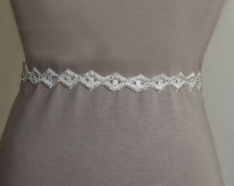 Increíble Ladrillo comentarista Cinturón Faja de boda pedrería ideal para vestido de novia - Etsy España