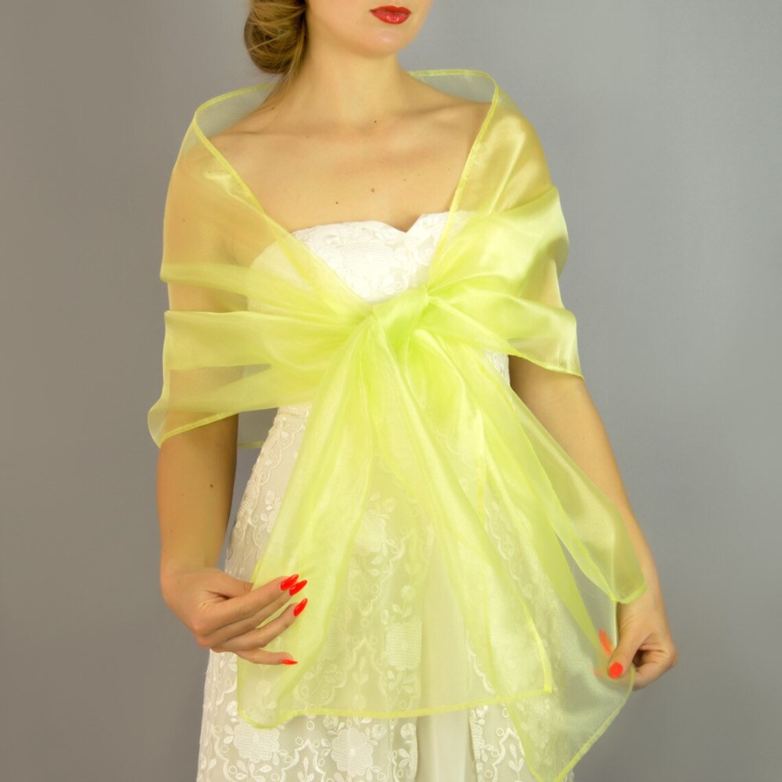 organza wrap shawl