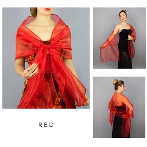 Neon pink scarf fuchsia wrap pink sheer shawl fuchsia organza shawl neon pink sheer shrug bridesmaids pink scarf woman scarf evening shawl Red