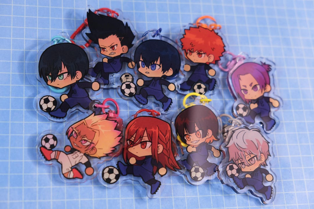 Blue Lock BLLK Acrylic Keychains - Etsy