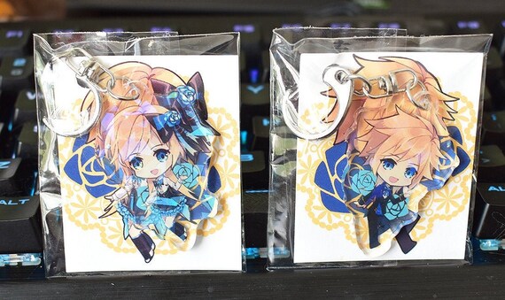 Original Anime Character Acrylic Keychain Charm 2 Double - Etsy Original Anime Character Acrylic Keychain Charm 2 Double - Etsy