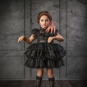 Gothic Girl Adult Wednesday Addams Costume – Costume Zoo