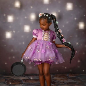 Rapunzel Dress, Tangled Dress, Purple Princess Dress, Purple Tulle Dress, Fancy Disney dress, Princess Dress, princess birthday dress