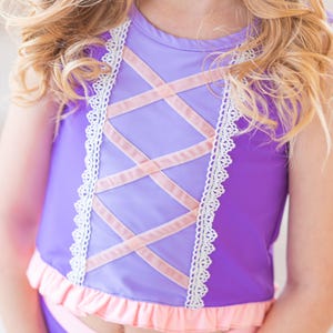 Rapunzel athleisure set, Rapunzel athletic set, Rapunzel comfortable outfit, Rapunzel outfit image 6