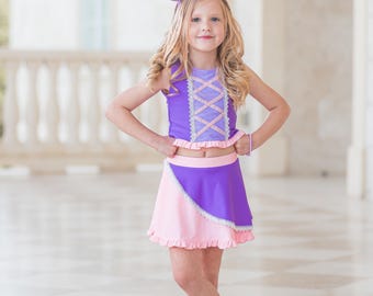 Rapunzel athleisure set, Rapunzel athletic set, Rapunzel comfortable outfit, Rapunzel outfit