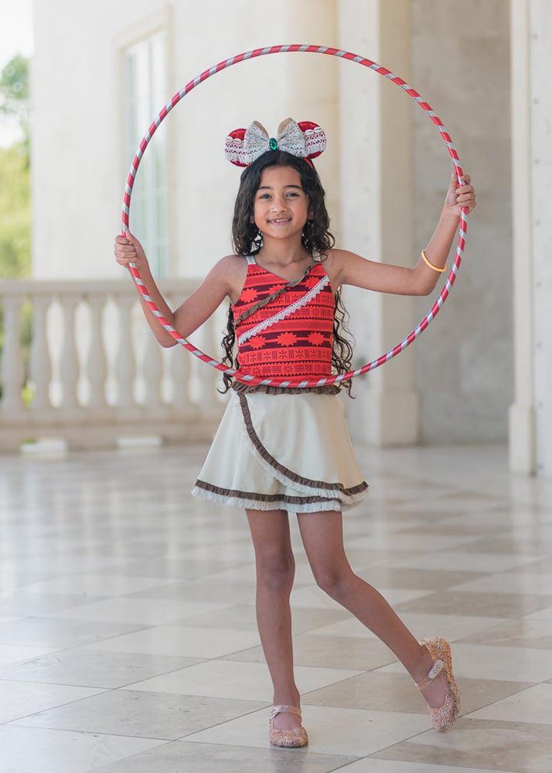 Moana outfit, Moana dress, Moana athleisure, princess athletic set, moana athletic set image 3