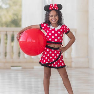 Minnie Mouse athletic set, Minnie Mouse athleisure set, Minnie Mouse comfortable set, Minnie Mouse skirt, Minnie Mouse dress image 2