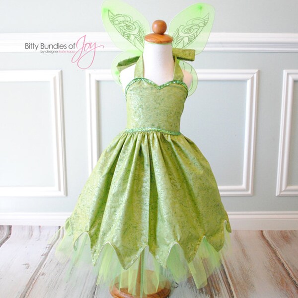 Tinkerbell Dress, Tink Dress, Fairy Dress, Green Fairy Dress, Tinkerbell Costume, Peter Pan, Tinkerbell Dress Up