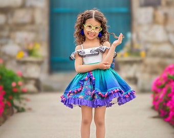 Mirabel inspired dress, Mirabel costume, encanto dress, Encanto birthday dress, princess dress
