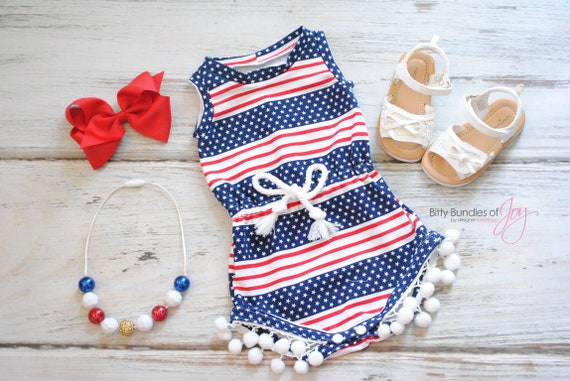 Fourth of july clearance rompers