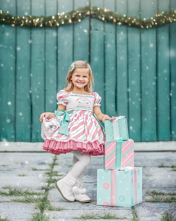 slim fit dress slacks Pink Holiday Wonderland Bamboo Girls' Dresses Bundle - Cute & Festive main image 0