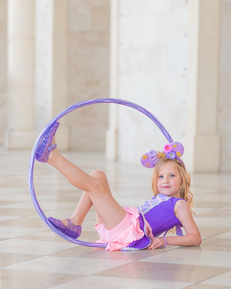 Rapunzel athleisure set, Rapunzel athletic set, Rapunzel comfortable outfit, Rapunzel outfit image 5