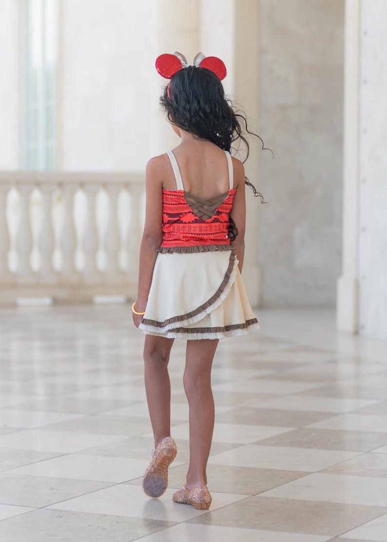 Moana outfit, Moana dress, Moana athleisure, princess athletic set, moana athletic set image 2