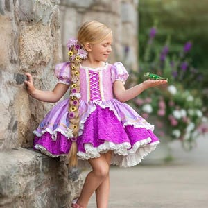 Rapunzel dress, rapunzel costume, princess dress, tangled dress, tangled costume, princess costume, princess birthday, rapunzel birthday
