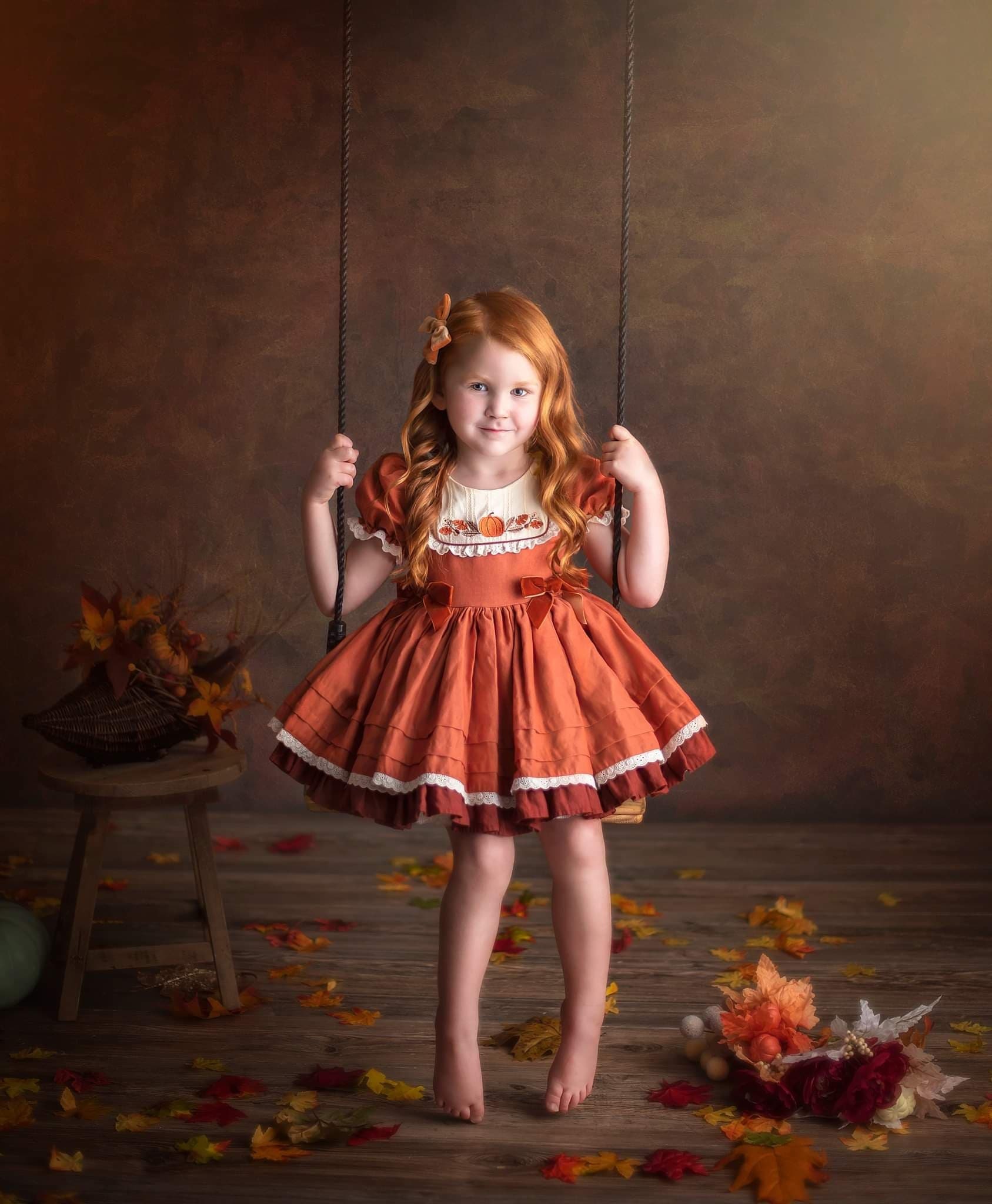 Girls Thanksgiving Dress, Girls Fall Dress, Orange Fall Dress, Poofy Dress, High Quality Fall Dress, Autumn Dress, Family Photo Dress Girls Thanksgiving Dress, Girls Fall Dress, Orange Fall Dress, Poofy Dress, High Quality Fall Dress, Autumn Dress, Family Photo Dress