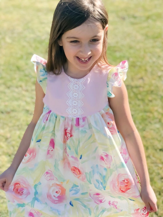 girls pastel dress