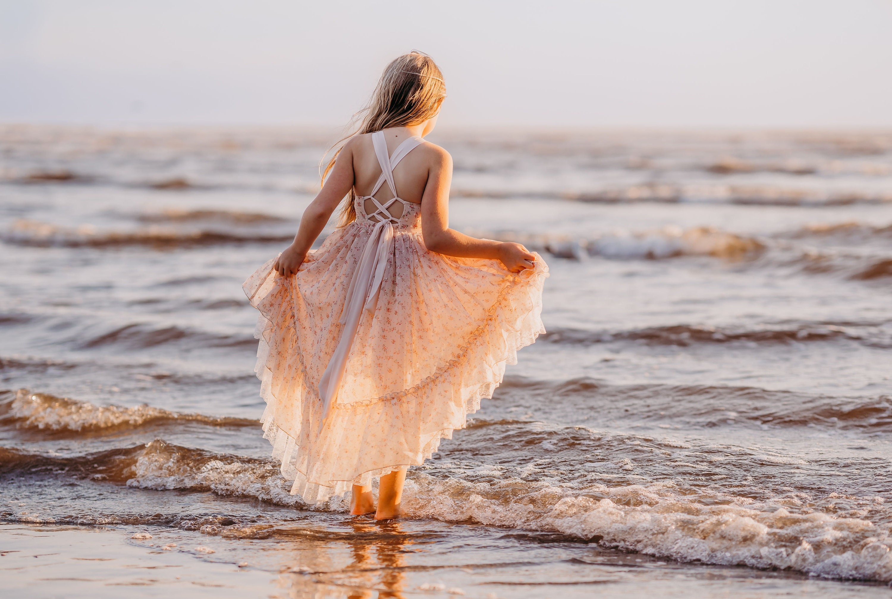 beach white dress