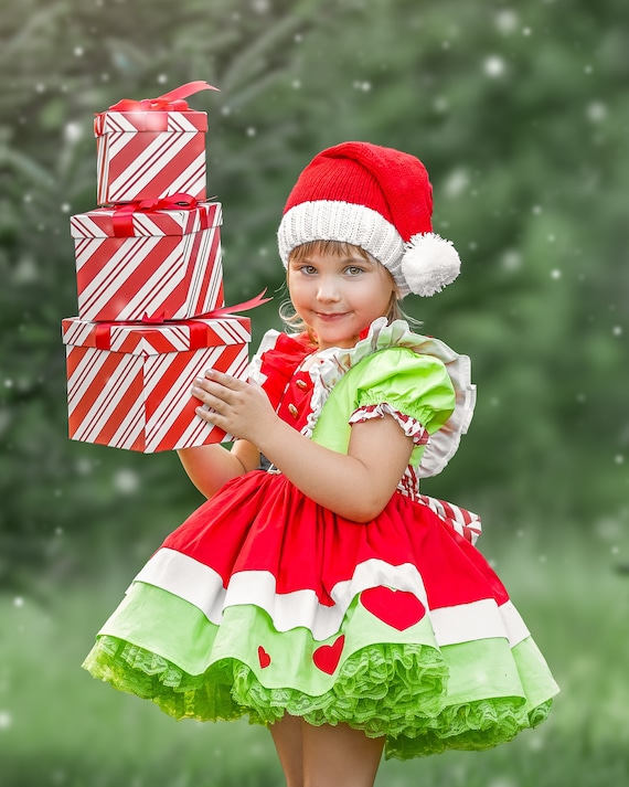 Green and Red Character Christmas Dress, Green Character Inspired Dress, Christmas Character Dress, Girls Christmas Dress - Etsy Green and Red Character Christmas Dress, Green Character Inspired Dress, Christmas Character Dress, Girls Christmas Dress - Etsy