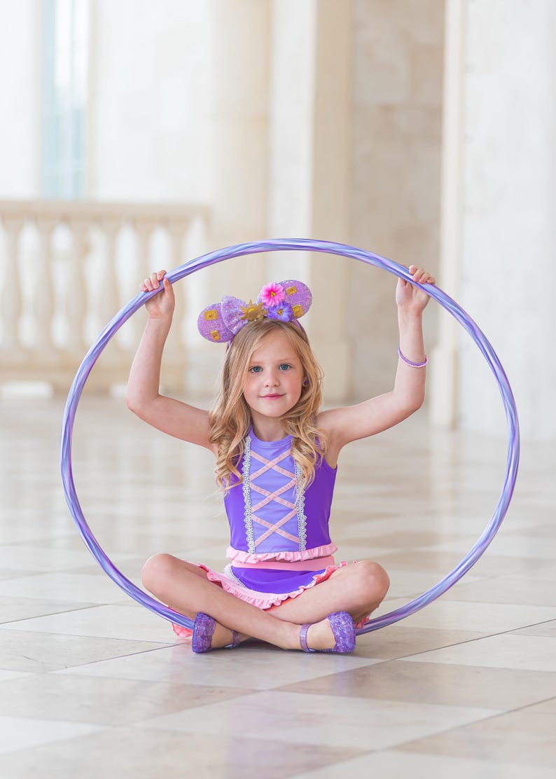Rapunzel athleisure set, Rapunzel athletic set, Rapunzel comfortable outfit, Rapunzel outfit image 2