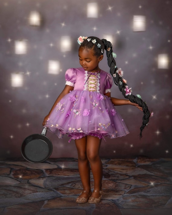 Rapunzel Inspired Dress, Tangled Dress, Purple Princess Dress, Girls Rapunzel Dress, Rapunzel Halloween Costume, Rapunzel Birthday,