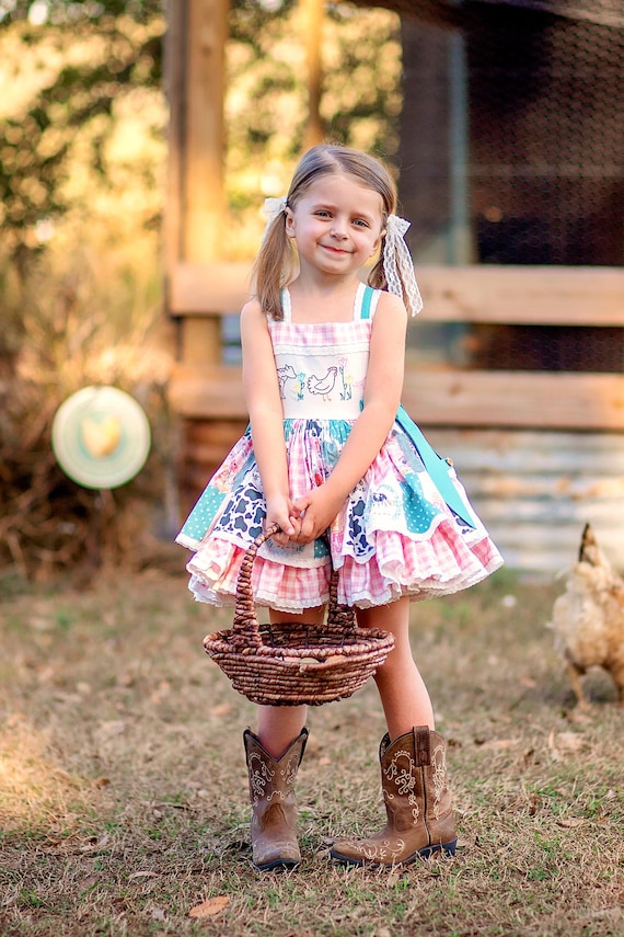 Girls farm dress, moo I'm two, farm birthday dress, chicken dress, cow dress, pig dress, Girls farm dress, moo I'm two, farm birthday dress, chicken dress, cow dress, pig dress,