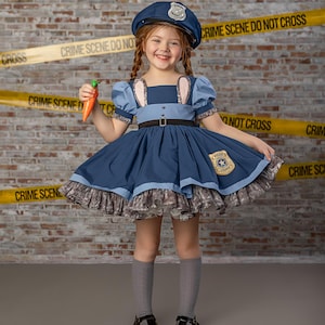 Zootopia Dress, Judy Hopps Dress, Police Dress, Judy Hopps Costume, Zootopia Costume, Bunny Cop Dress