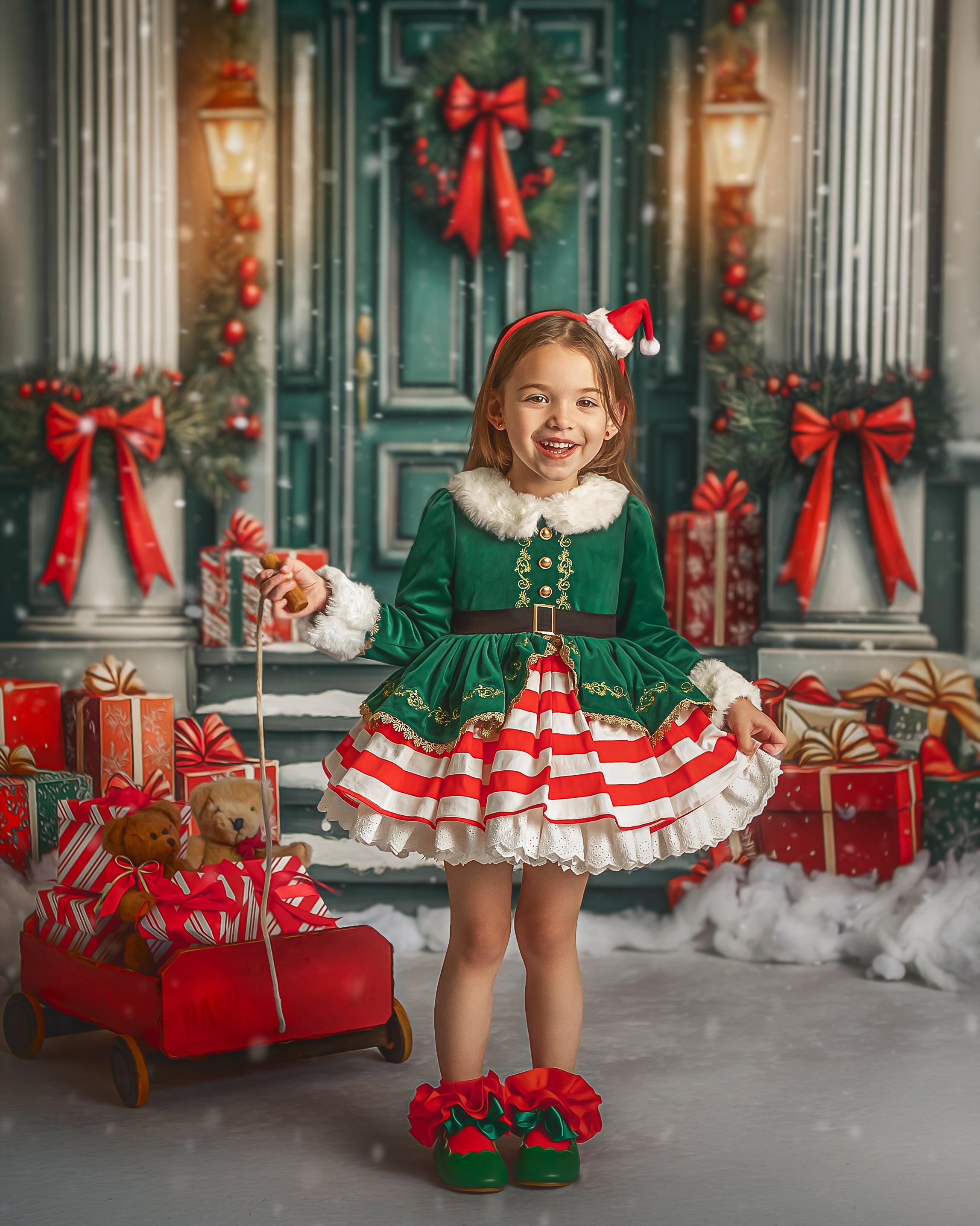 Elf Dress, Santa Dress, Girls Holiday Dress, Girls Christmas Dress, - Etsy
