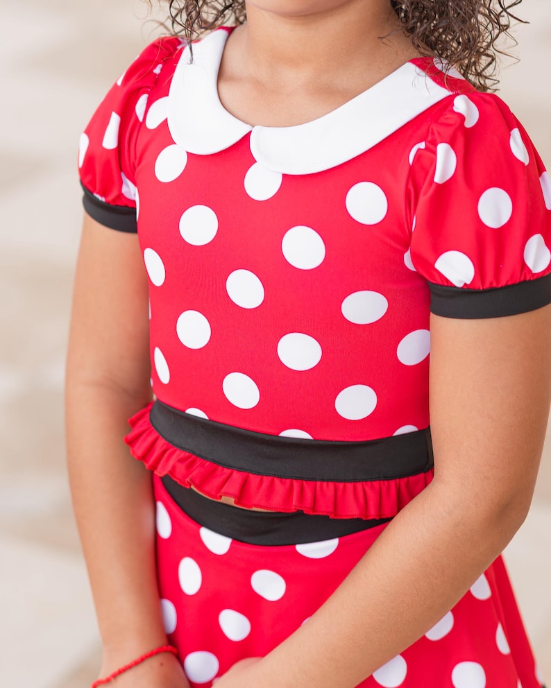 Minnie Mouse athletic set, Minnie Mouse athleisure set, Minnie Mouse comfortable set, Minnie Mouse skirt, Minnie Mouse dress image 8