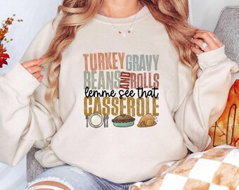 Turkey Gravy Sweatshirt, Family Matching Tshirt, Family Dinner Shirt, Funny Thanksgiving Sweater, Thanksgiving Dinner Sweatshirt, Women Gift