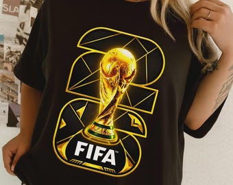 Comfort Colors® FIFA World Cup 2026 Trophy Graphic, Soccer Football Shirt