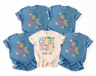 Comfort Colors Cruise Life Vacation Shirt, Family Trip Summer Tee