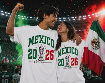 Comfort Colors Mexico Soccer World Cup 2026 Fan Tee