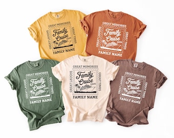 Comfort Colors Family Cruise 2026 Shirt, Matching Vacation Tee, Personalized Memories