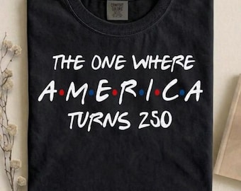 Comfort Colors America Turns 250 Shirt, Retro 1776–2026 USA Celebration Tee