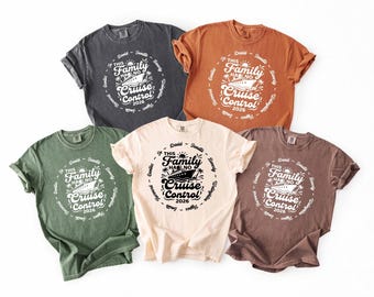 Comfort Colors® This Family Cruise Has No Control, Custom Family Cruise Shirt, Family Cruise Tee, Family Matching tShirt, Vacation Shirt