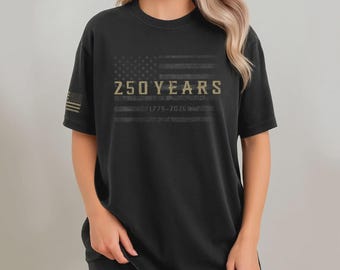 Comfort Colors America 250th Anniversary Shirt, USA Independence Day Celebration Tee, Patriotic 1776–2026 Graphic Shirt, Red White and Blue