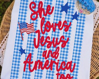 Comfort Colors Jesus America Patriotic Shirt, Faith Christian Dainty Stripe Tee