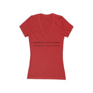 Free Press. Free People - Quiet Power Tee, Women's V-Neck Tee image 4