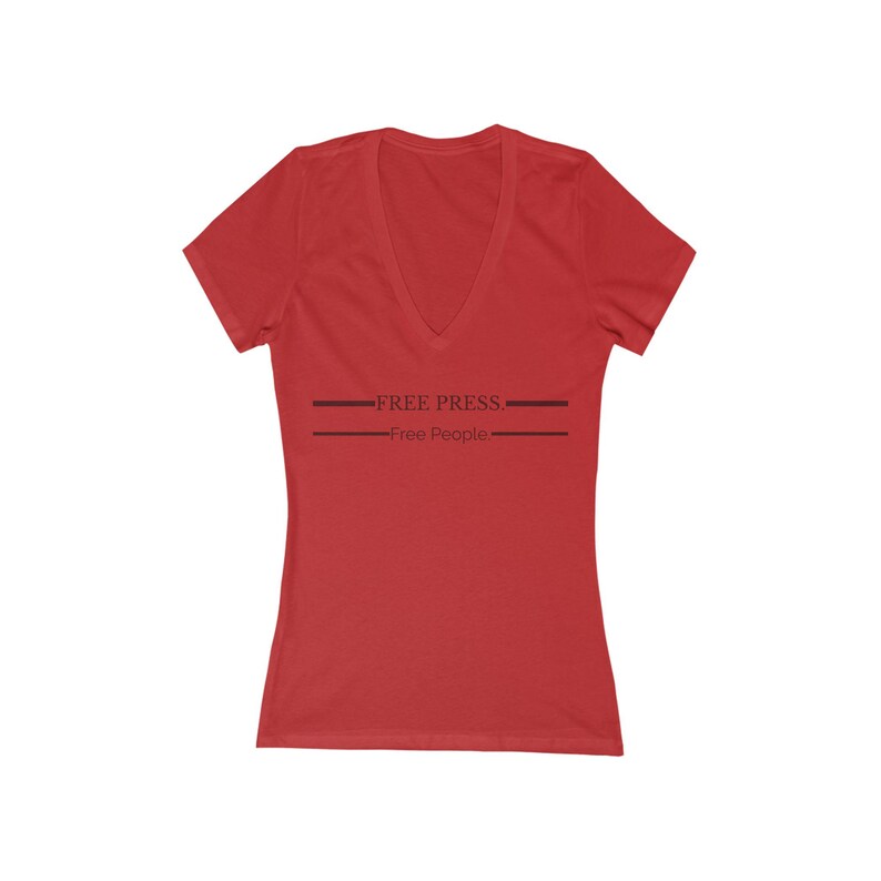 Free Press. Free People - Quiet Power Tee, Women's V-Neck Tee image 4