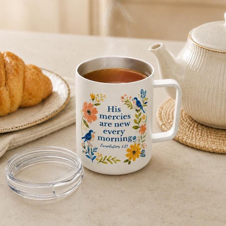 Faith Based Gift Bible Verse Travel Mug