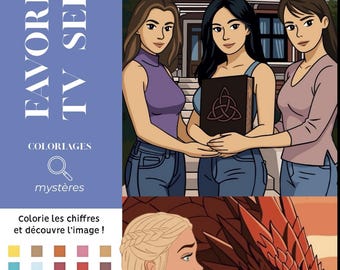 Kleurplaten van mysterieuze tv-series - PDF-pakket - Meer dan 59 kleurplaten om af te drukken