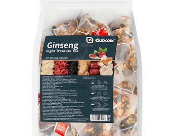 Kidney Ginseng Eight Treasure Tea with Wolfberry & Jujube 20 Tea Bags