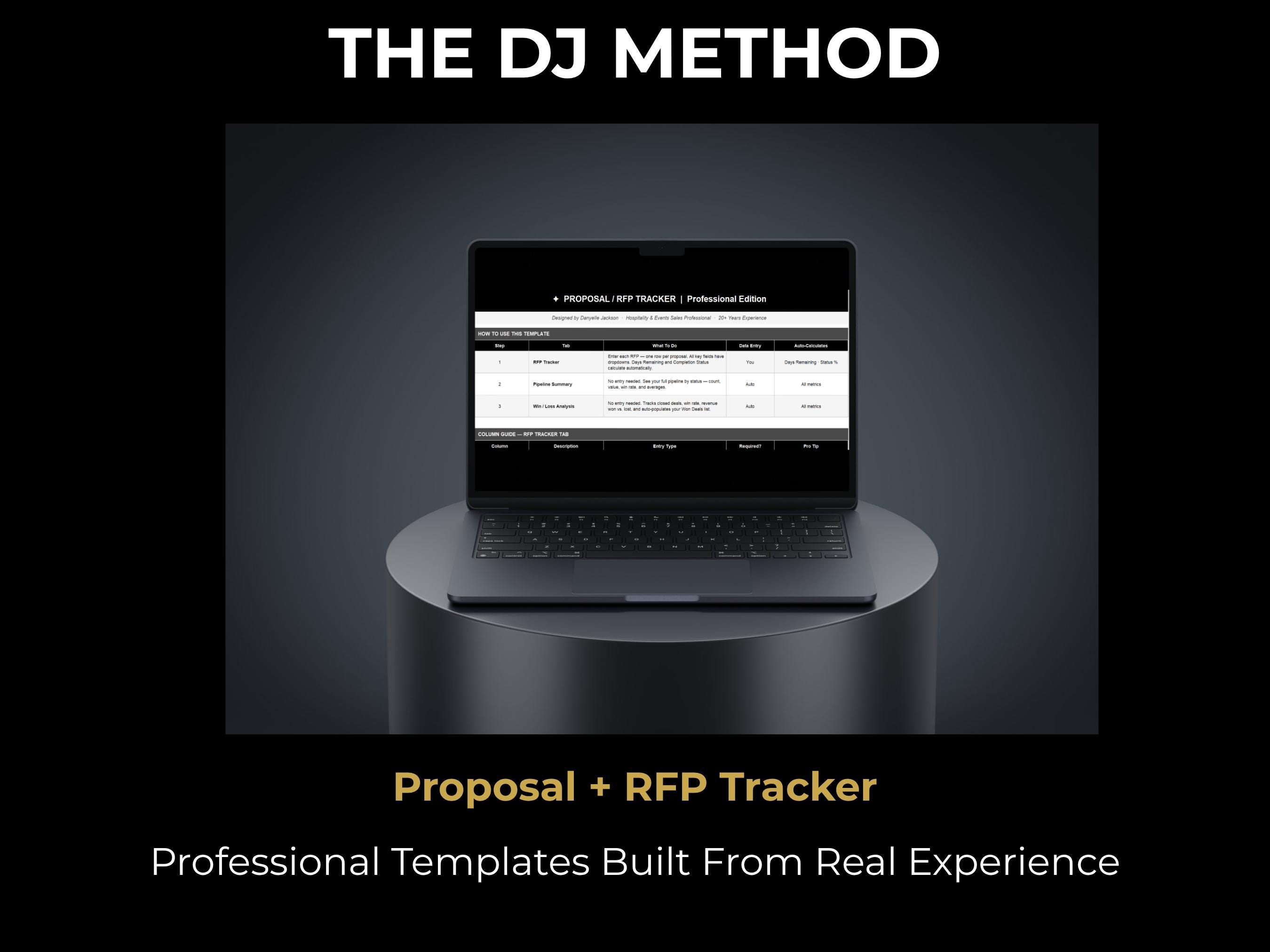 Proposal + RFP Tracker | Excel Spreadsheet (instant Download) - Etsy