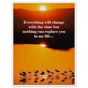 Classic Semi-Glossy Paper Wooden Framed Poster