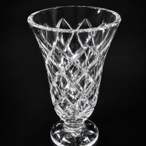 Waterford Diamond Vase - Etsy