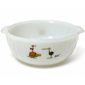 Fire King Hart Bowl - Etsy