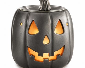 Retired Scentsy Jack Kürbis Wachswärmer Halloween Jack O Lantern Getestet Komplette Box
