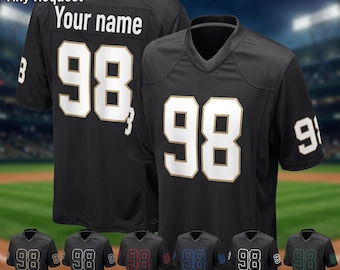 Custom Football Jersey - Personalized Football Uniform - Game Day Apparel - Custom Team Shirt with Name and Number - Fan Gear
