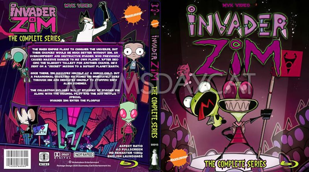 Invader Zim the Complete Series Remaster 1080p Upscale + Original